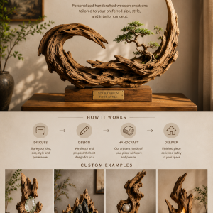 Custom Handmade Wood Art
